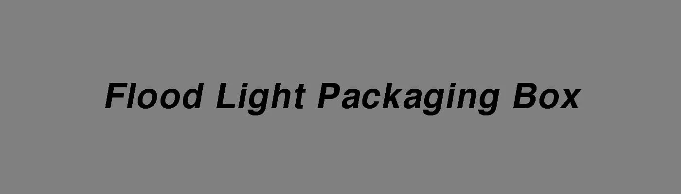 Custom Flood Light Packaging Box Custom Flood Light Packaging Box