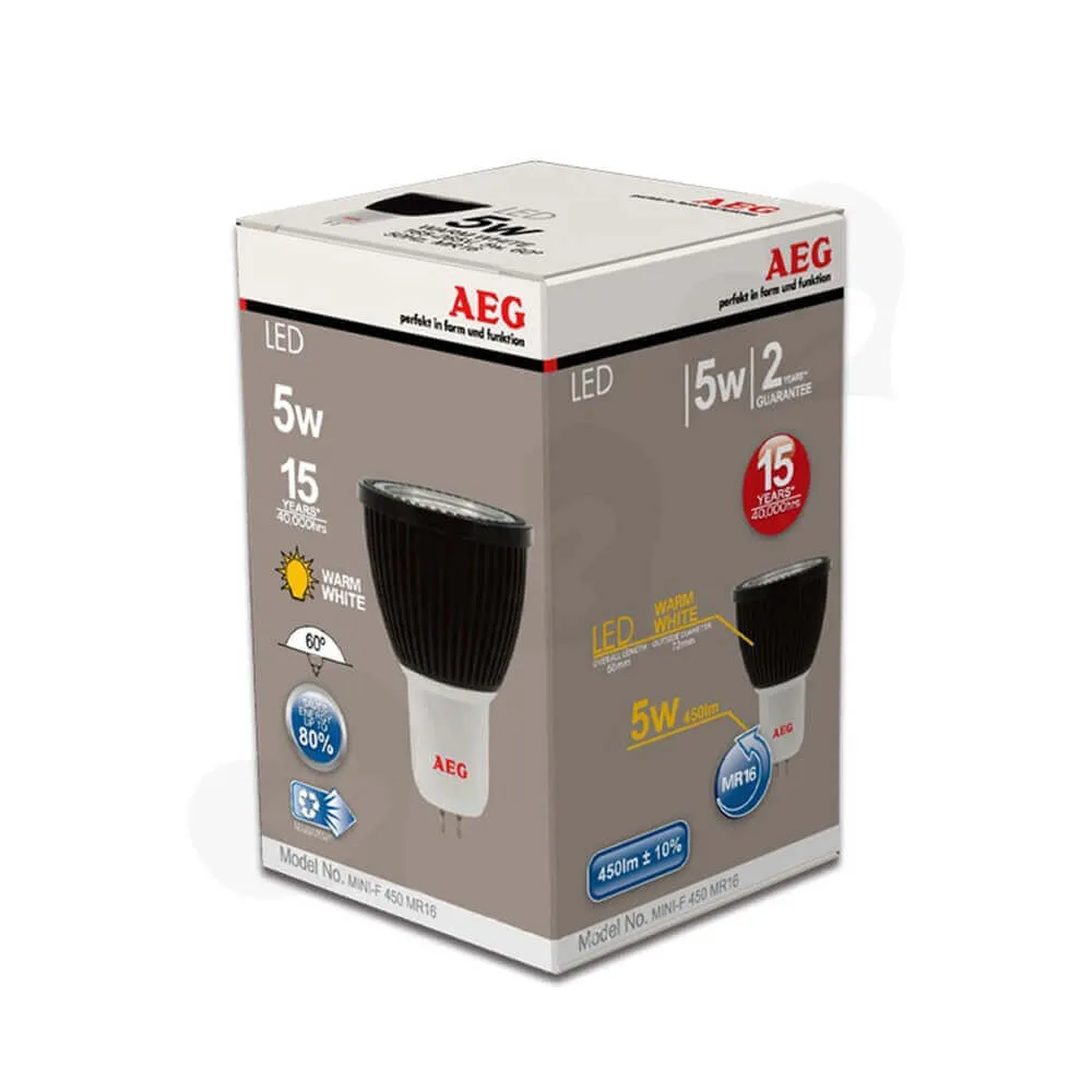 Custom Folding Carton Box For LED Lamp Side View Two