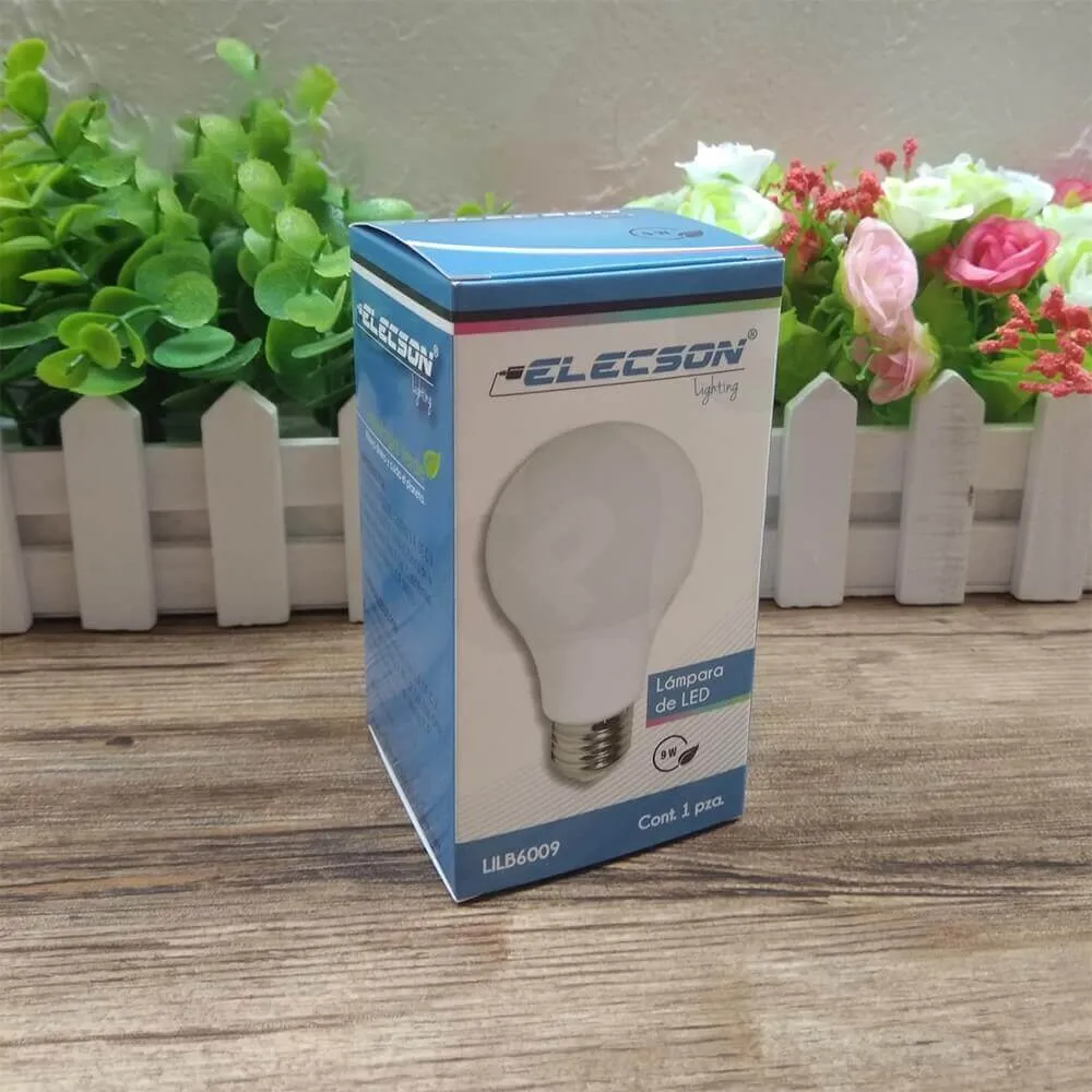 Customized Folding Carton For LED Bulb Side View One