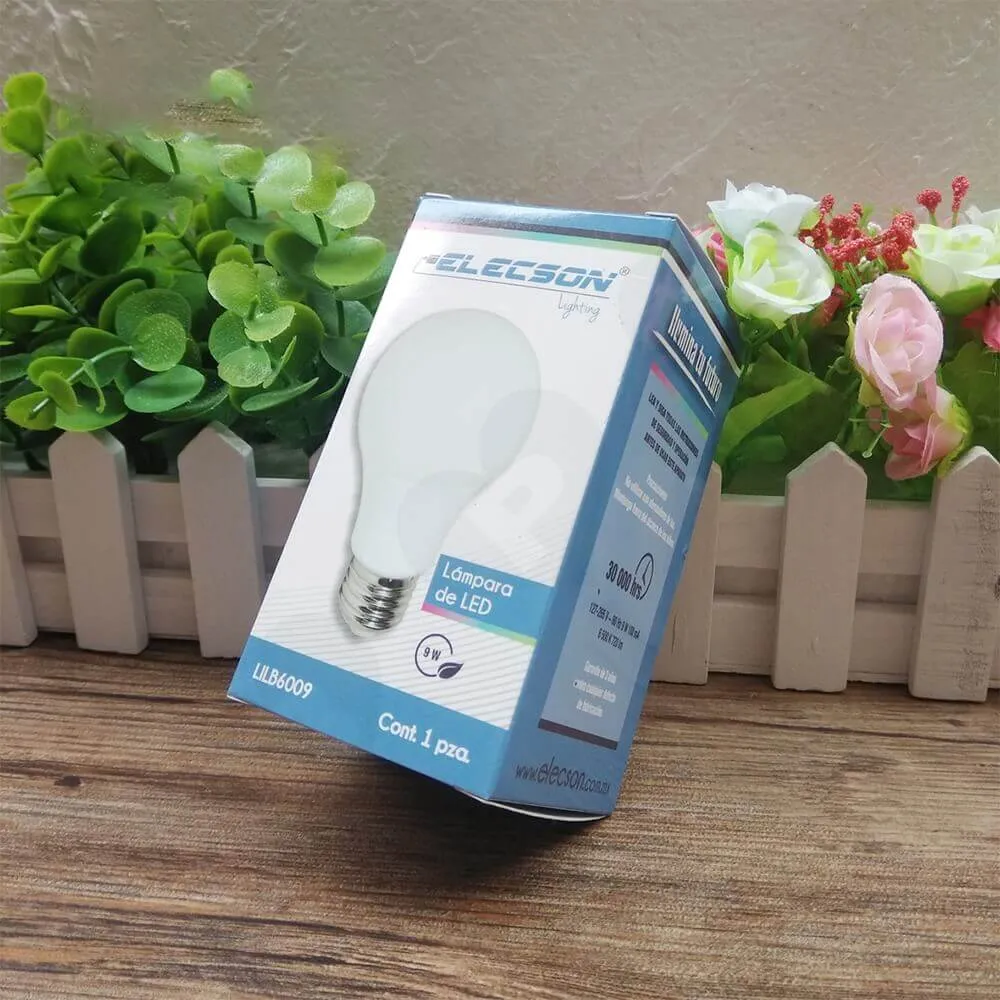 Customized Folding Carton For LED Bulb Side View Three