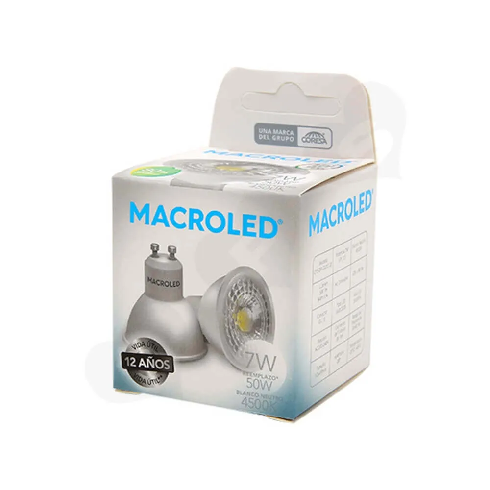 ECO Friendly LED Light Packaging Box Side View One