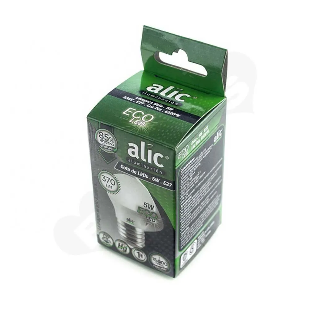 ECO LED Light Packaging Box Side View One