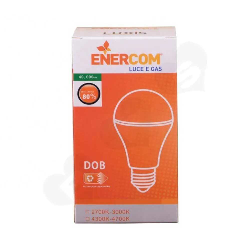 Energy Saving LED Bulb Packaging Box Side View Five