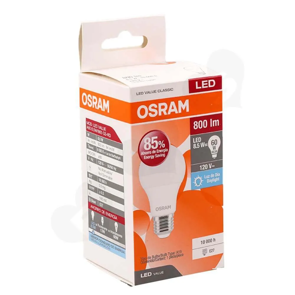 Energy Saving LED Bulb Packaging Box Side View One