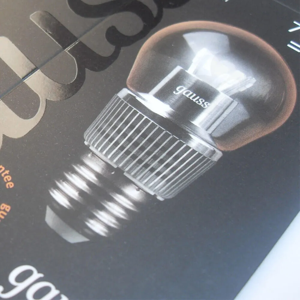 High Quality Folding Box With Hang Tab For LED Bulb Side View Four