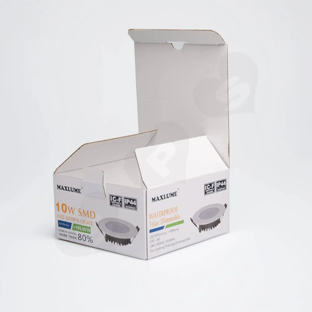High Quality LED Down Light Packaging Box Side View Five