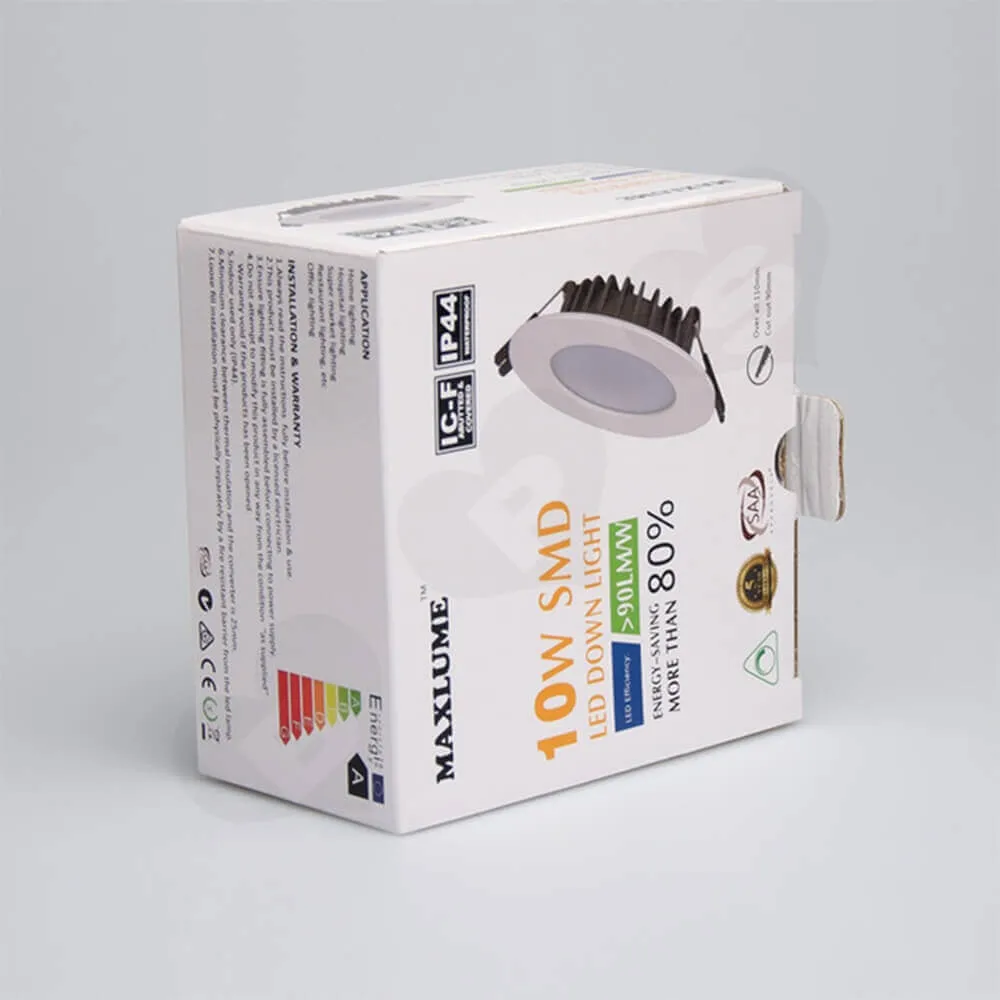 High Quality LED Down Light Packaging Box Side View Two