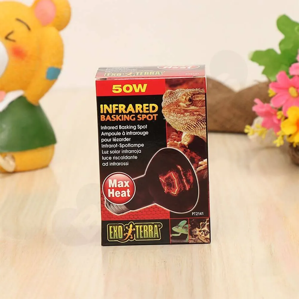 Infrared Basking Spot Lamp Packaging Box Carton Side View Four