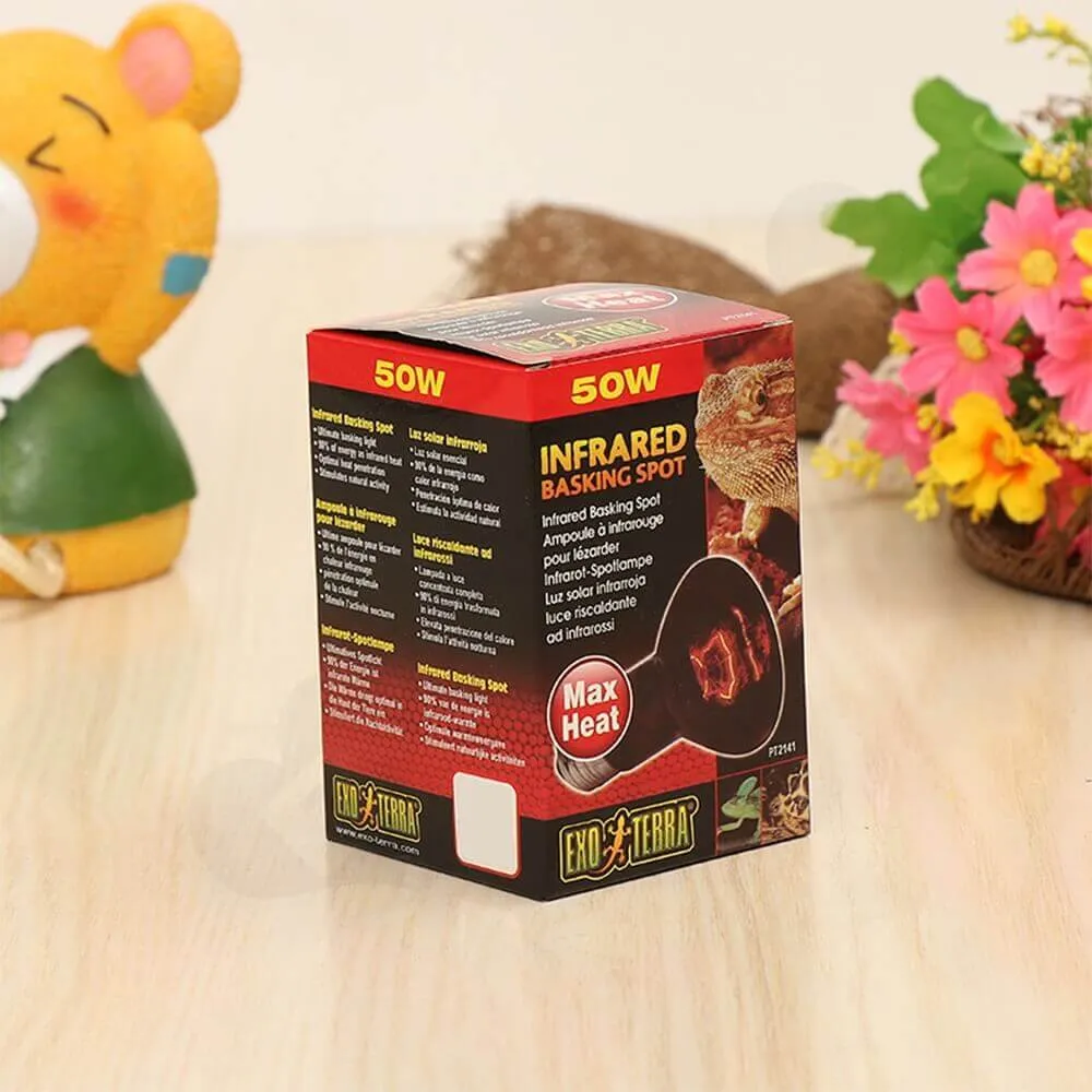 Infrared Basking Spot Lamp Packaging Box Carton Side View One