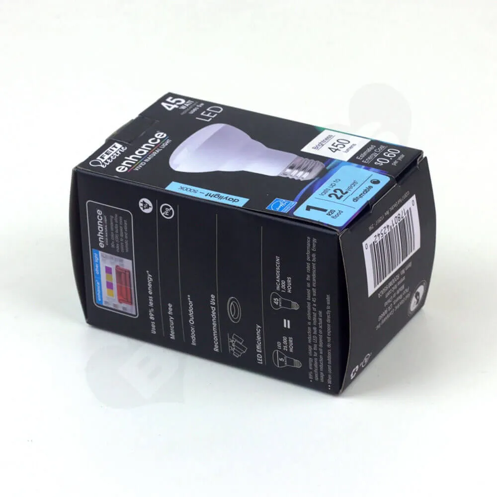 Matt Black Box For LED Flood Light Side View Five