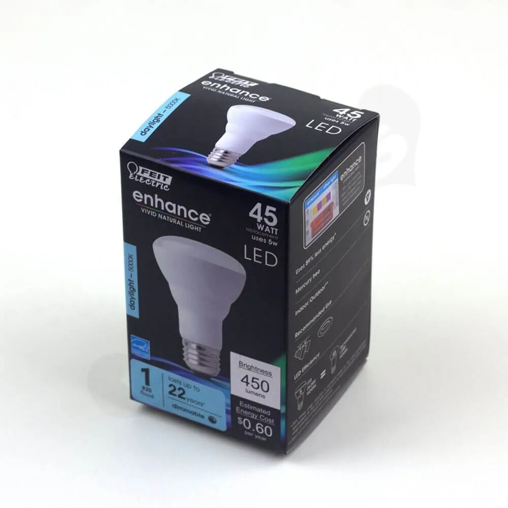 Matt Black Box For LED Flood Light Side View Two