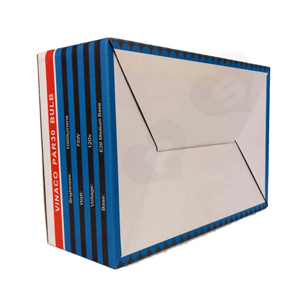 Offset Printing Packaging Box For Flood Light Side View Four