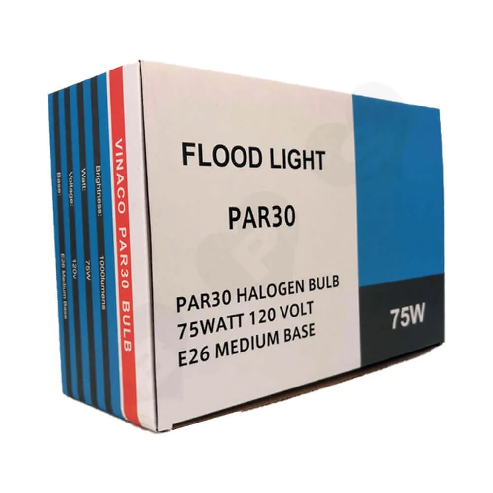 Offset Printing Packaging Box For Flood Light Side View Three