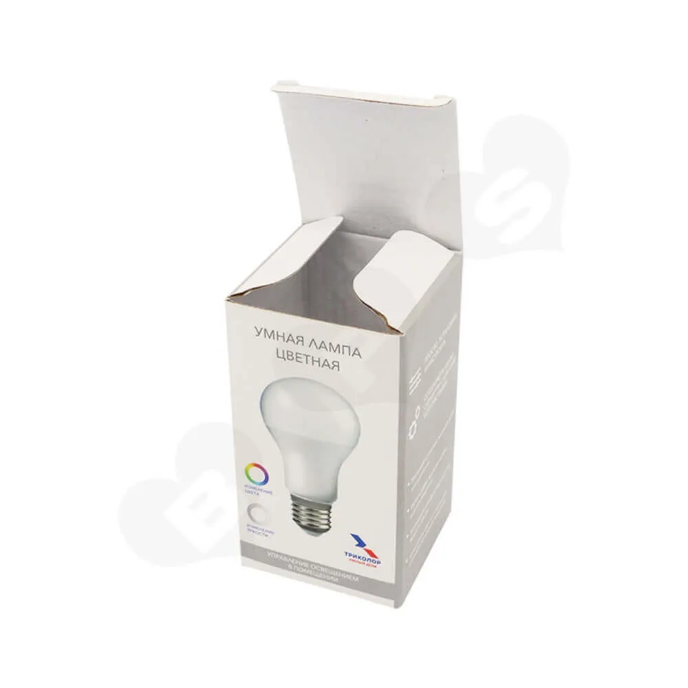 Smart LED Light Packaging Box Side View Three