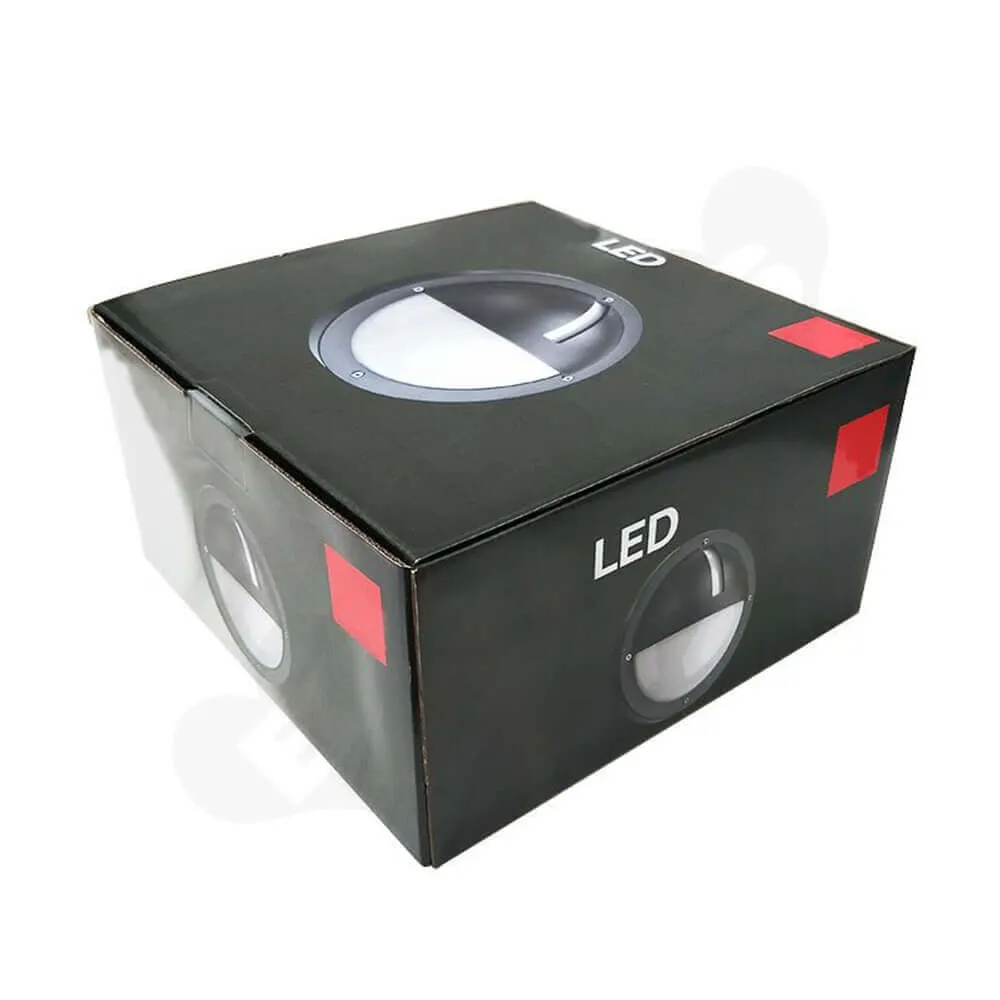 Tuck Top Carton Box For LED Lamp Side View Four