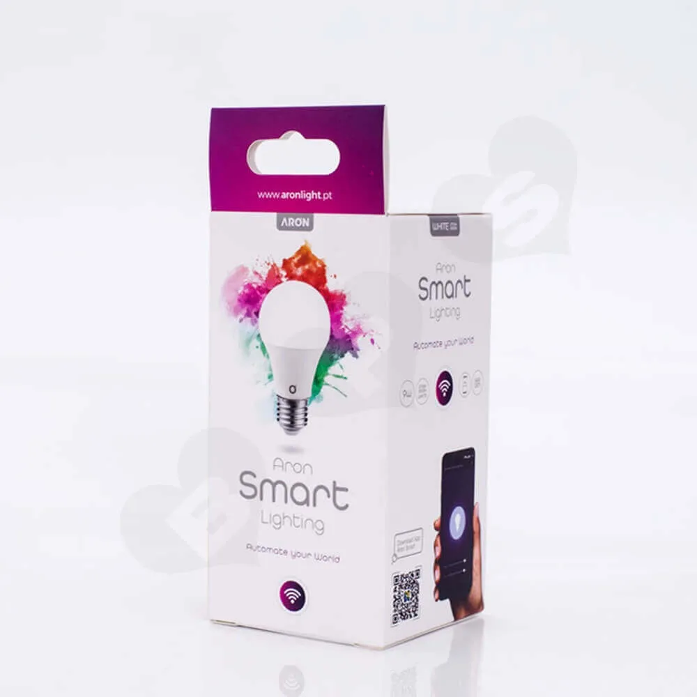 WIFI Smart LED Light Packaging Box Side View Five