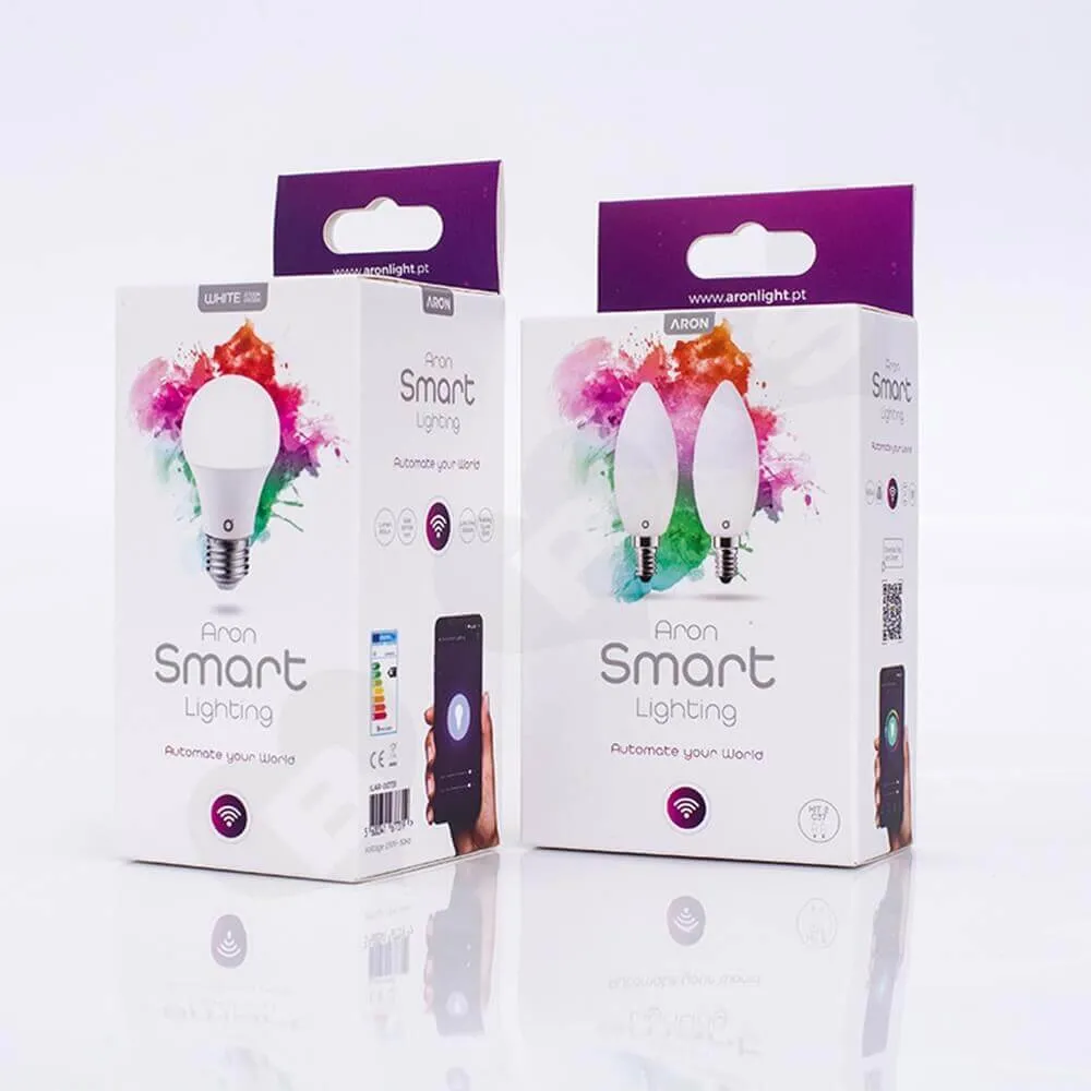 WIFI Smart LED Light Packaging Box Side View One