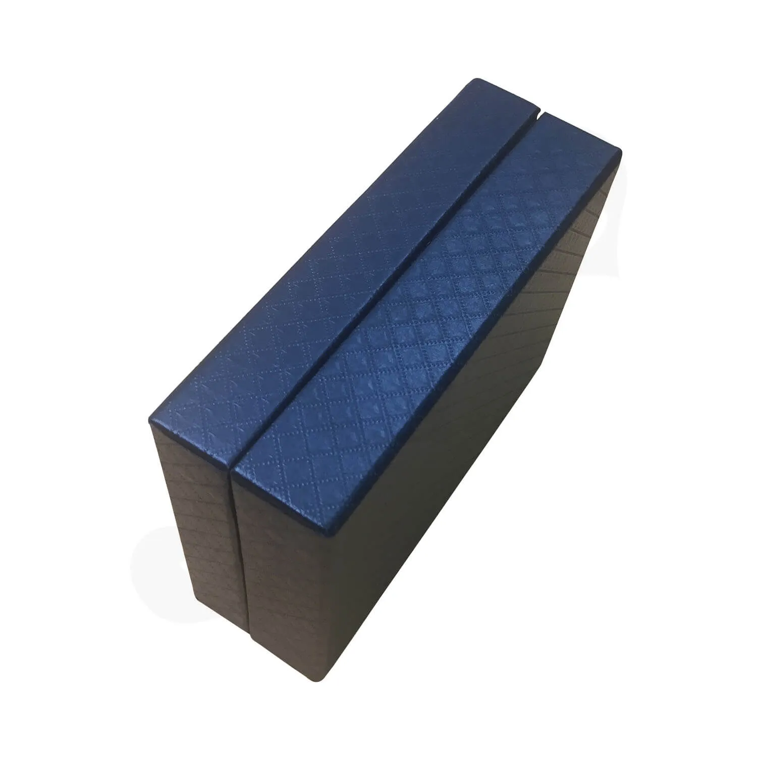 Black Texture Raphe Rigid Box With Paper Sleeve Side View 6