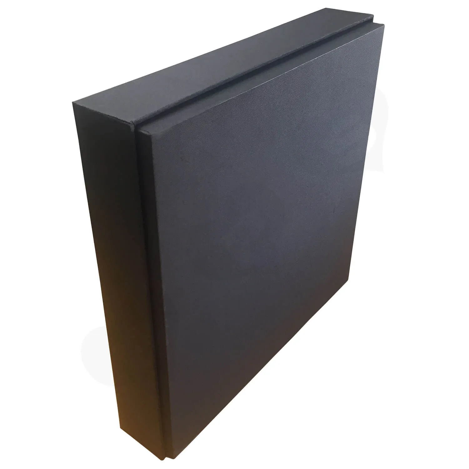 Custom POWER CABLES Textured Rigid Black box Side View 2