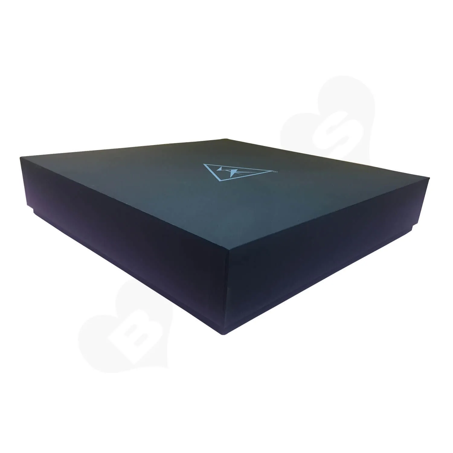 Custom POWER CABLES Textured Rigid Black box Side View 5