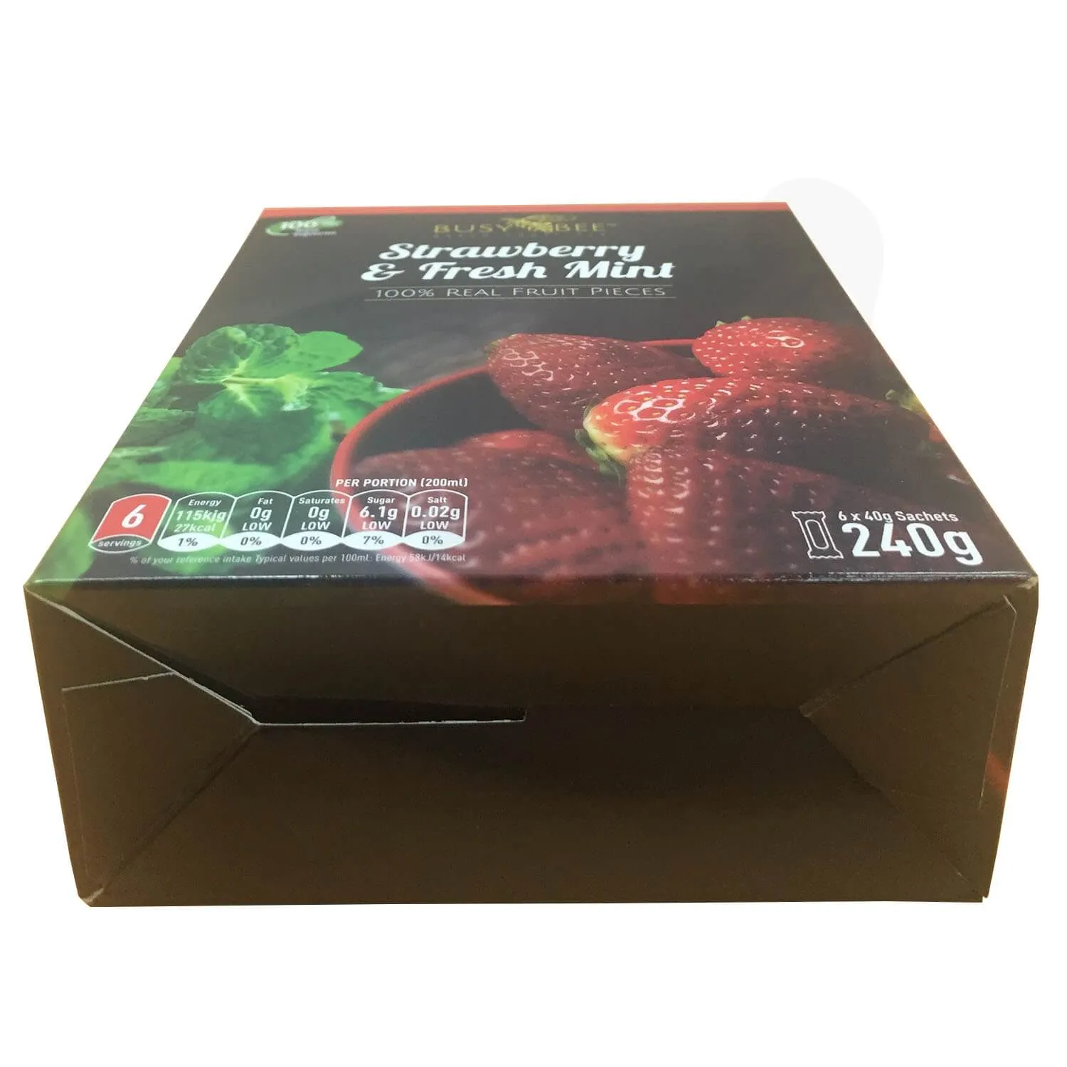 Printed Cardboard Auto Lock Bottom Box Filled With Glue Side View 3