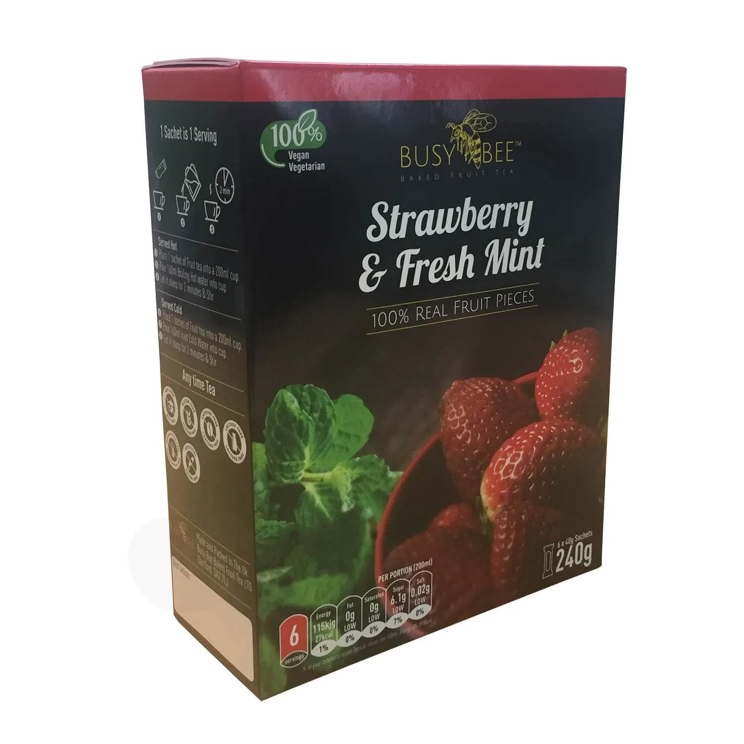 Printed Cardboard Auto Lock Bottom Box Filled With Glue Side View 4