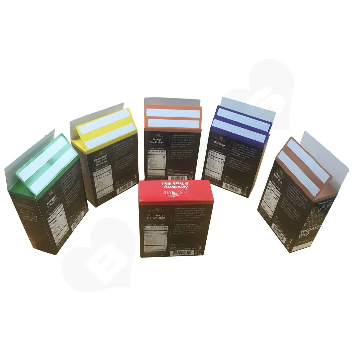 Printed Cardboard Auto Lock Bottom Box Filled With Glue Side View 5