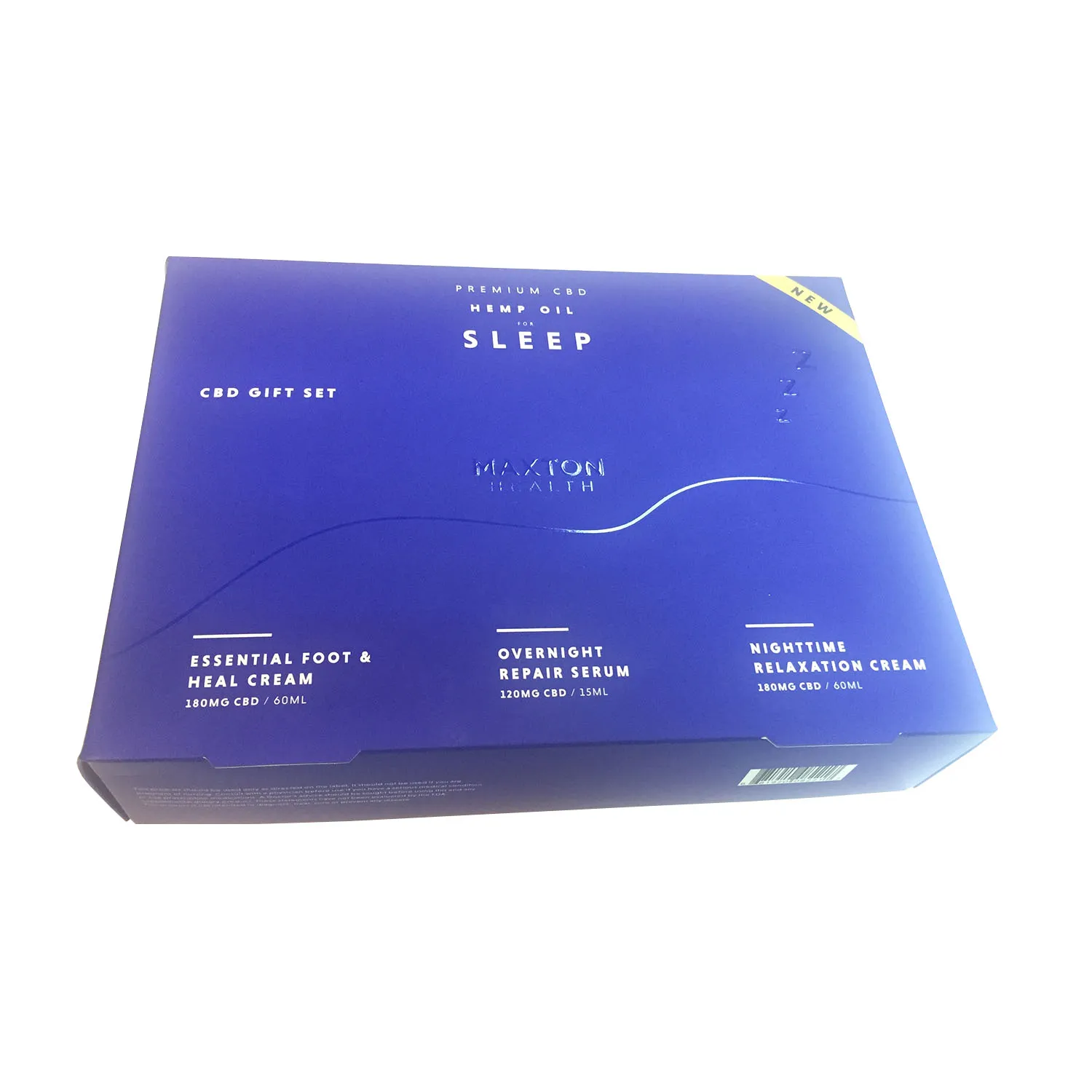 Custom Lift Off Lid Cardboard Box With Insert For CBD Gift Set Side View 4