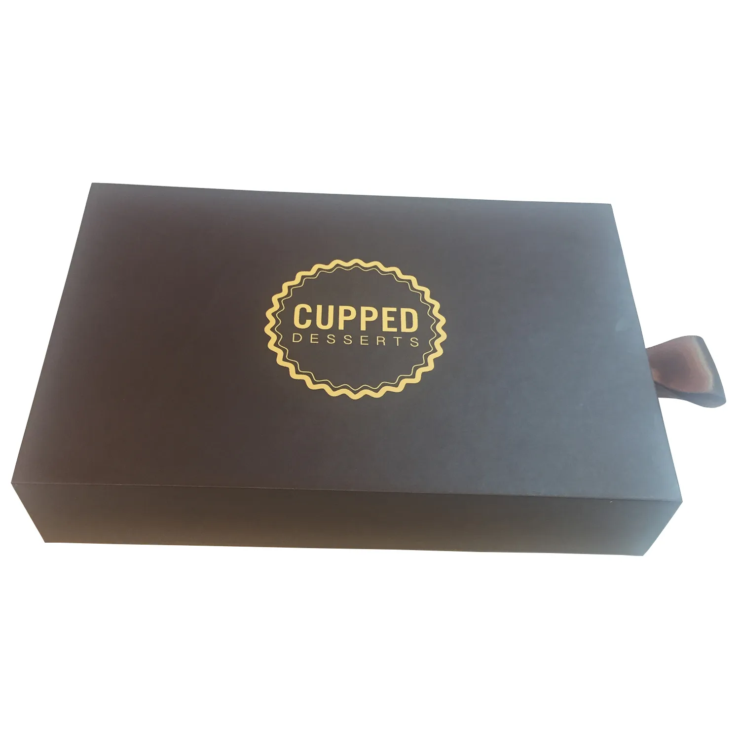 Custom Rigid Drawer Box For Deserts Side View 1