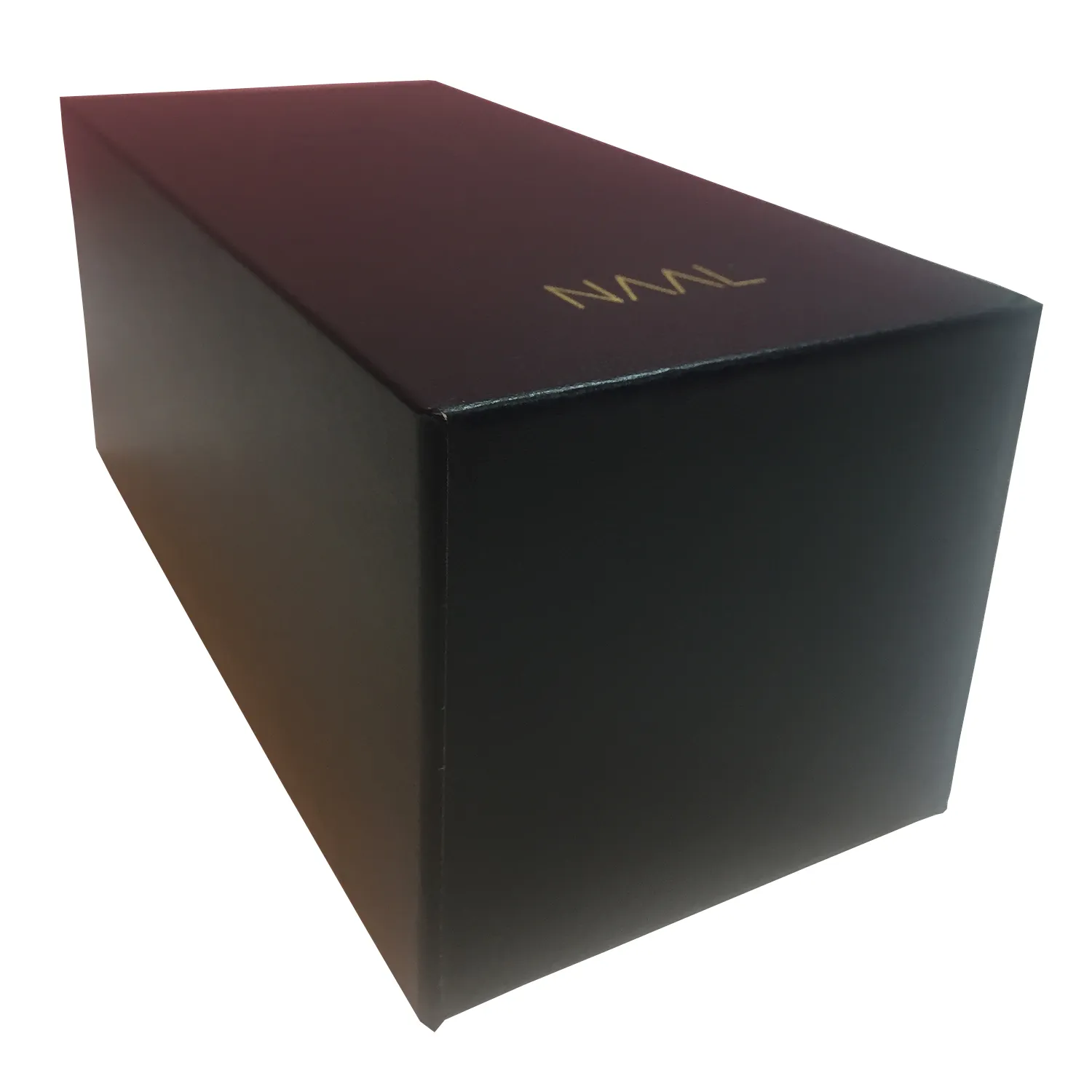 Custom Special Leatherette Paper Lift Off Lid Rigid Box Side View 3